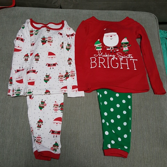 Carter's Other - Set of 2 Christmas Pajamas